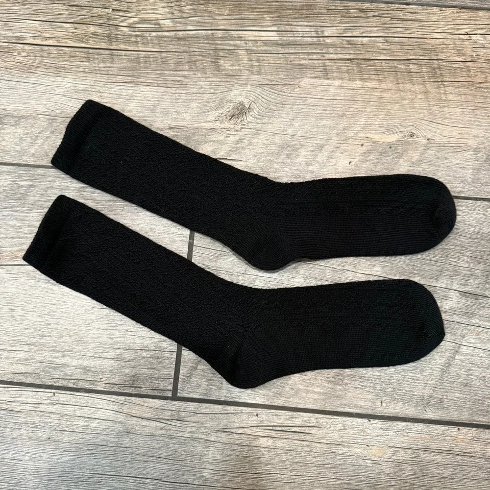 Bombas Knit Black Socks Womens Medium‎